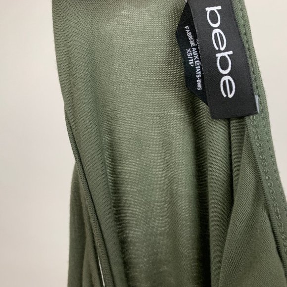 Bebe Green Dress XS - Picture 6 of 6